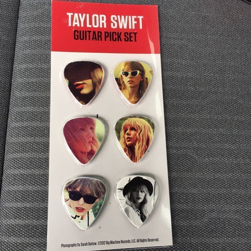 2012 Big machine records Sarah Barlow Taylor swift guitar picks set - New
